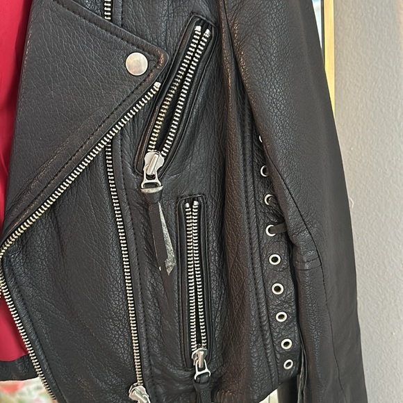 The Kooples Leather Moto Jacket - Picture 5 of 10